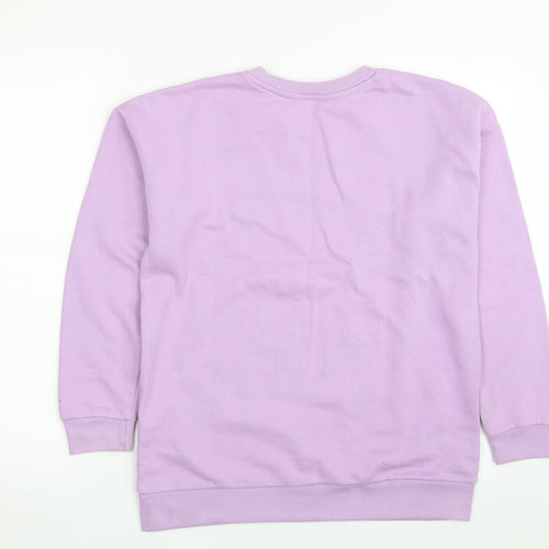 Pep&Co  Womens Purple  Cotton Pullover Sweatshirt Size 8  Pullover - J'Adore