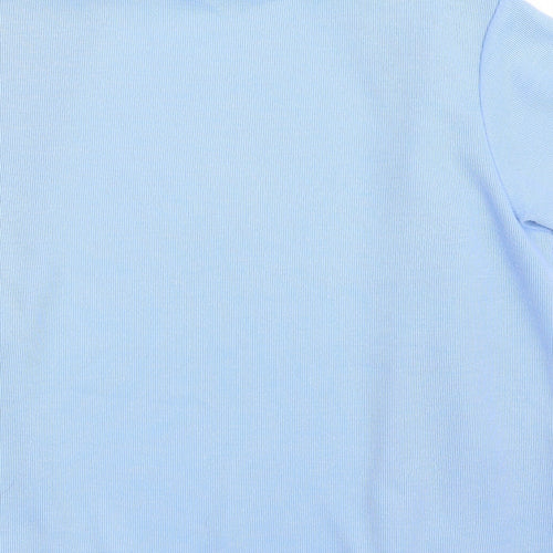 Bonmarché Womens Blue V-Neck  Polyester Cardigan Jumper Size S