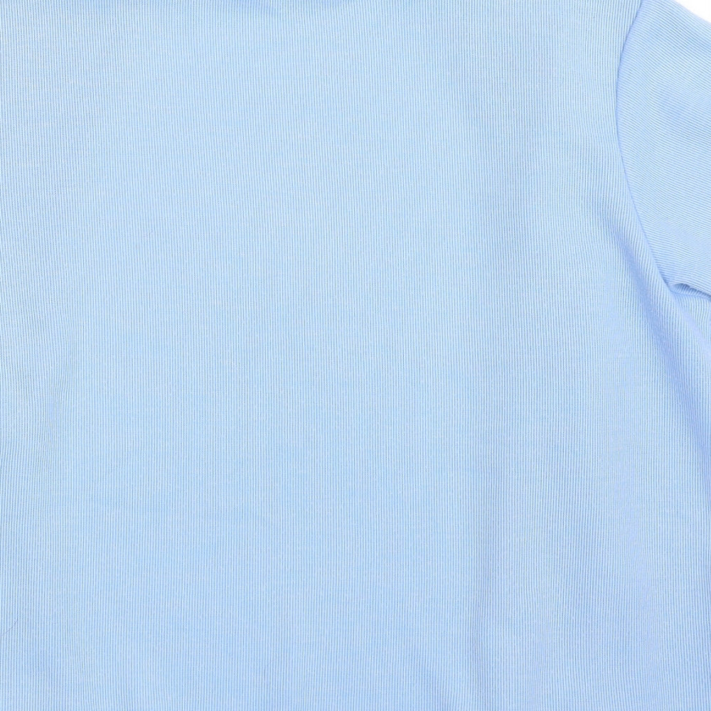 Bonmarché Womens Blue V-Neck  Polyester Cardigan Jumper Size S