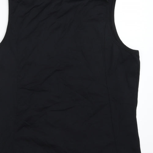 Gerry Weber Womens Black  Polyester Basic Tank Size M Scoop Neck