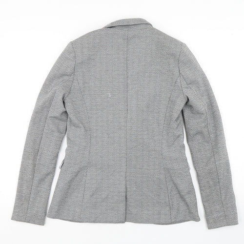 NEXT Womens Multicoloured Geometric Polyester Jacket Blazer Size 10
