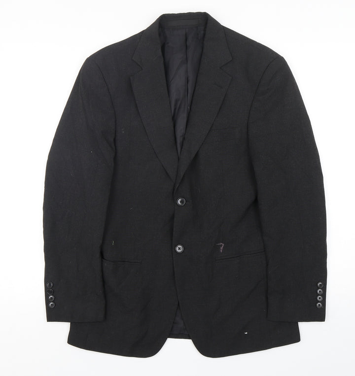 Marks and Spencer Mens Grey  Polyester Jacket Suit Jacket