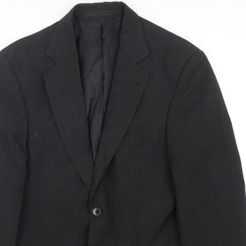 Marks and Spencer Mens Grey  Polyester Jacket Suit Jacket