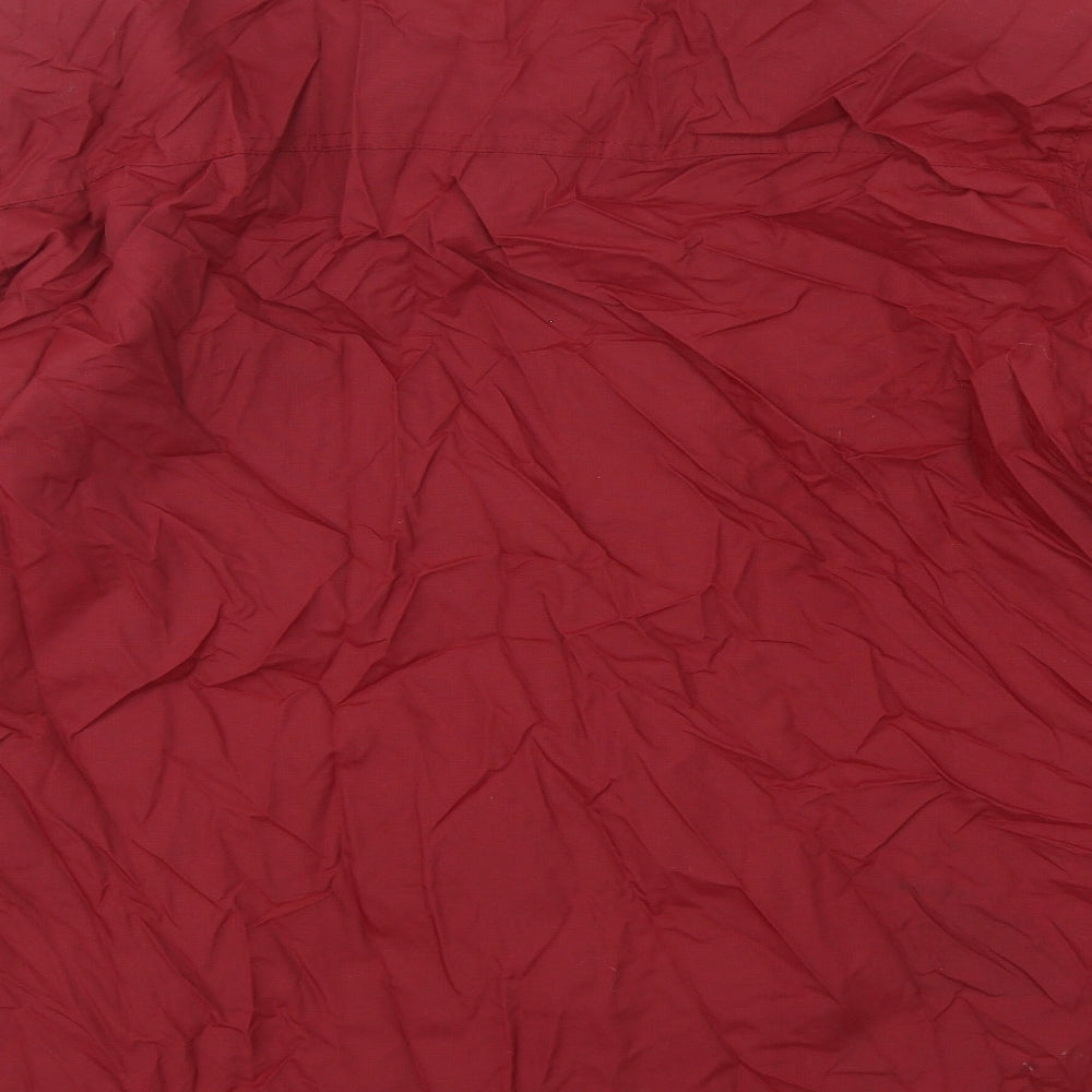Atlantic Bay Mens Red   Rain Coat Coat Size M  Zip