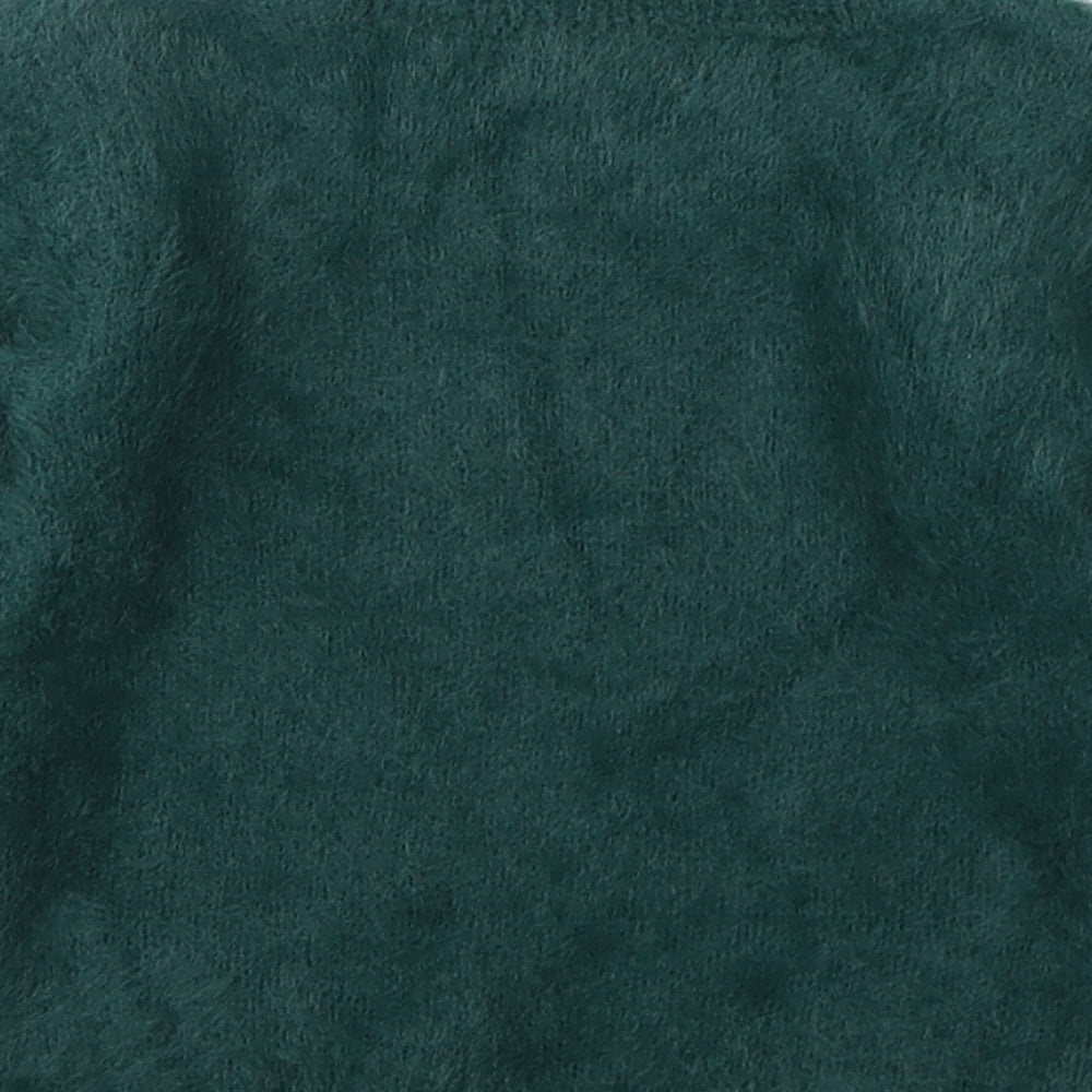 Primark Boys Green Round Neck  Polyamide Pullover Jumper Size 2-3 Years