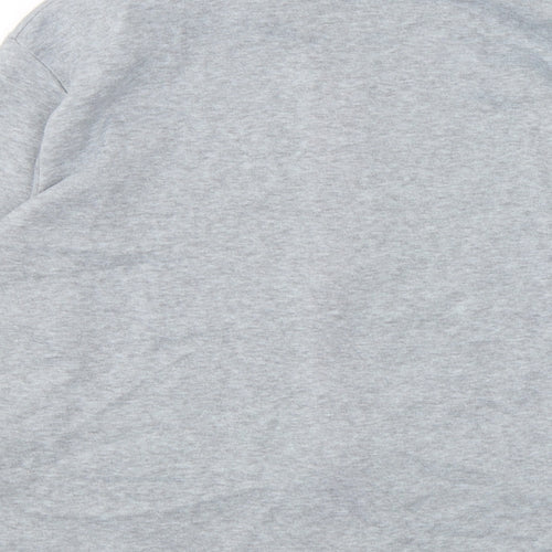 Anne De Lancay Womens Blue  Polyester Full Zip Sweatshirt Size L