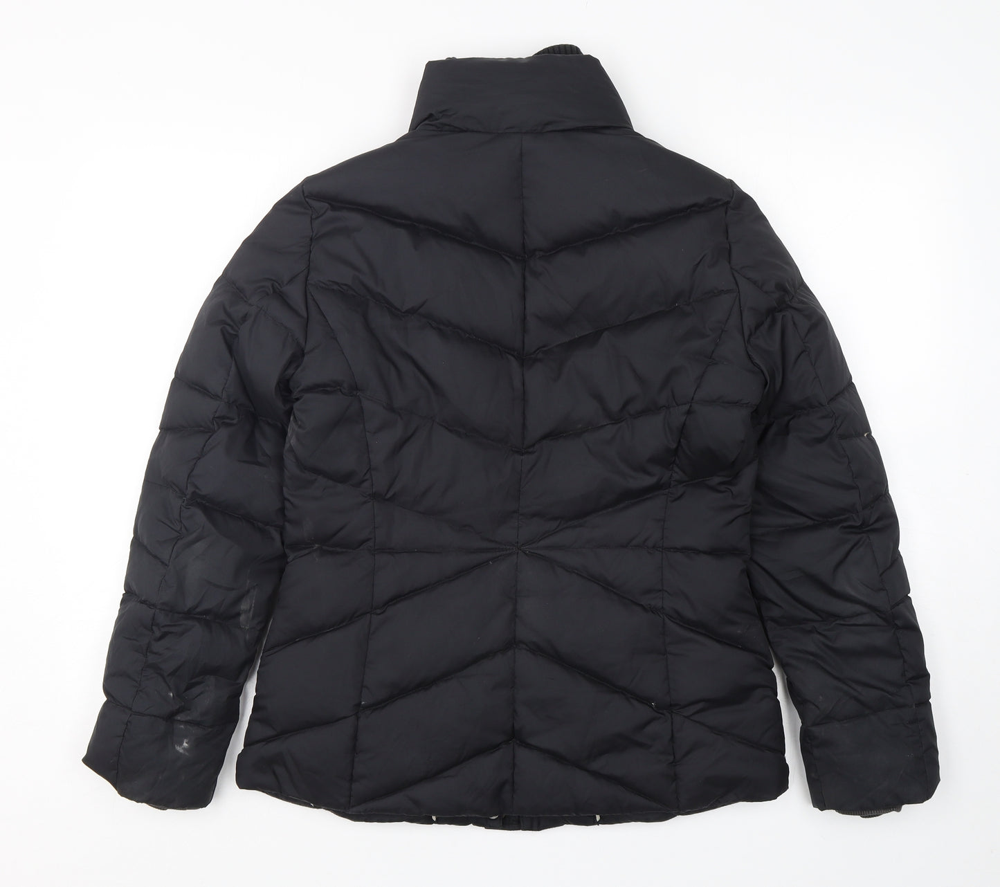 Espirit Womens Black   Puffer Jacket Jacket Size 10  Zip
