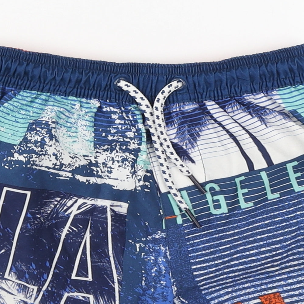 Cool Vibe Boys Multicoloured  Polyester Sweat Shorts Size 6-7 Years  Regular Tie - Swim Trunks
