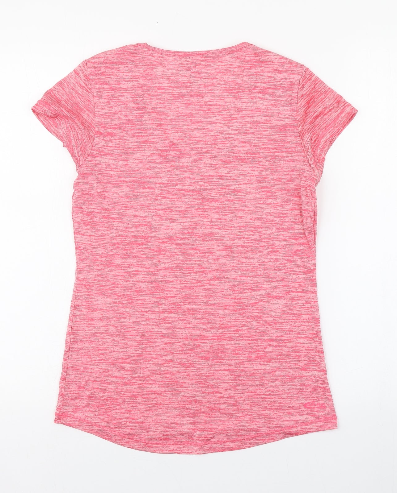 ENERGETICS Womens Pink  Polyester Basic T-Shirt Size 10 V-Neck Pullover