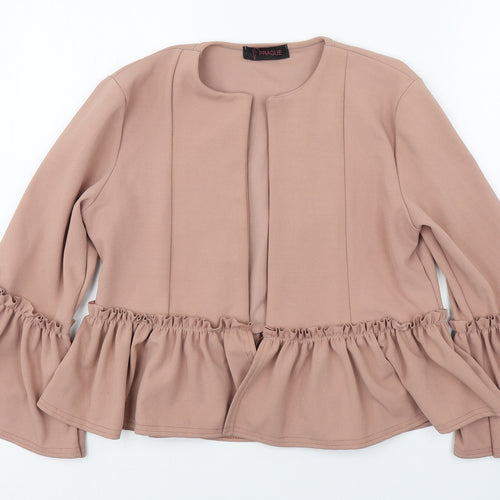 Prague Womens Pink   Jacket  Size 14