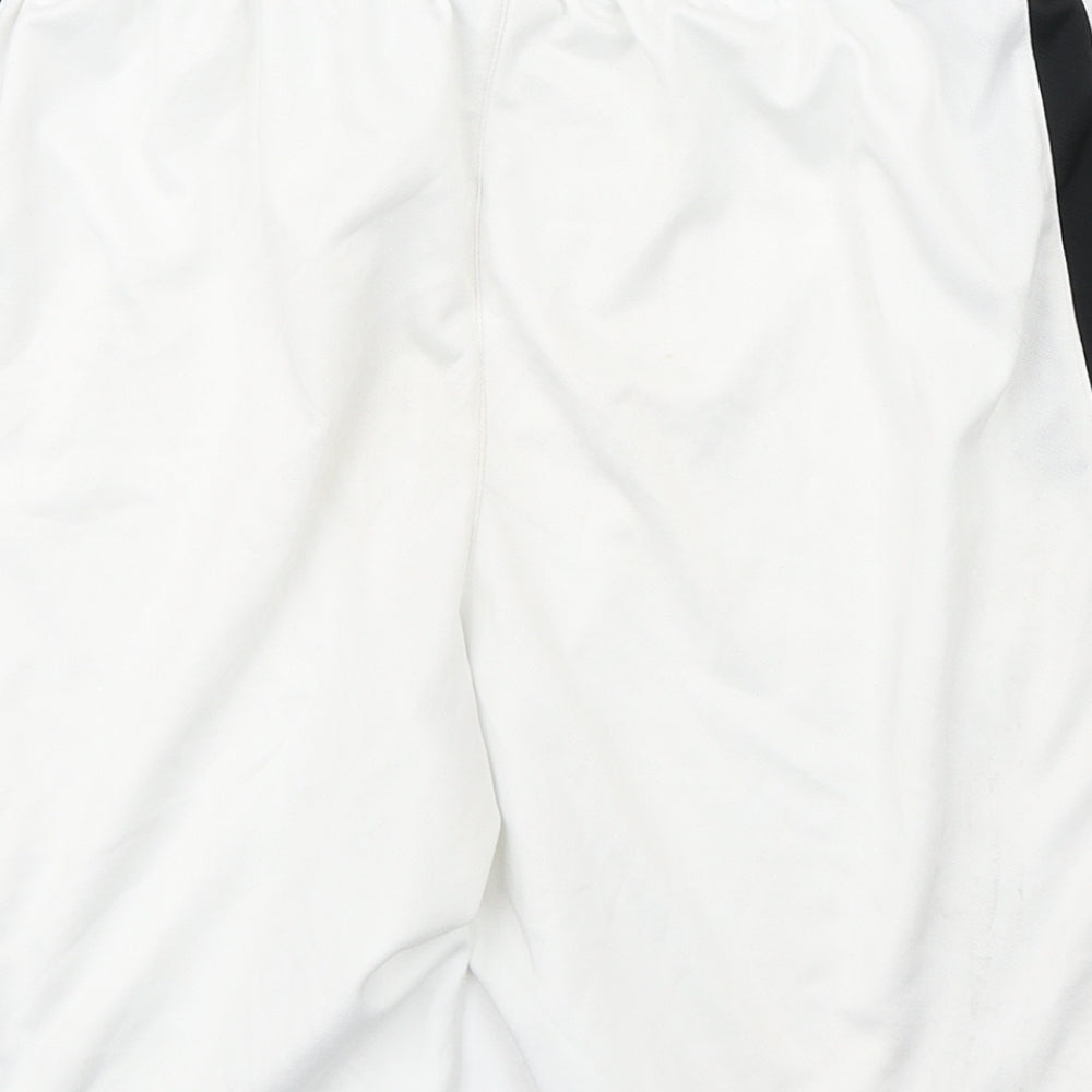 Uhlsport Mens White  Polyester Sweat Shorts Size L L9 in Regular