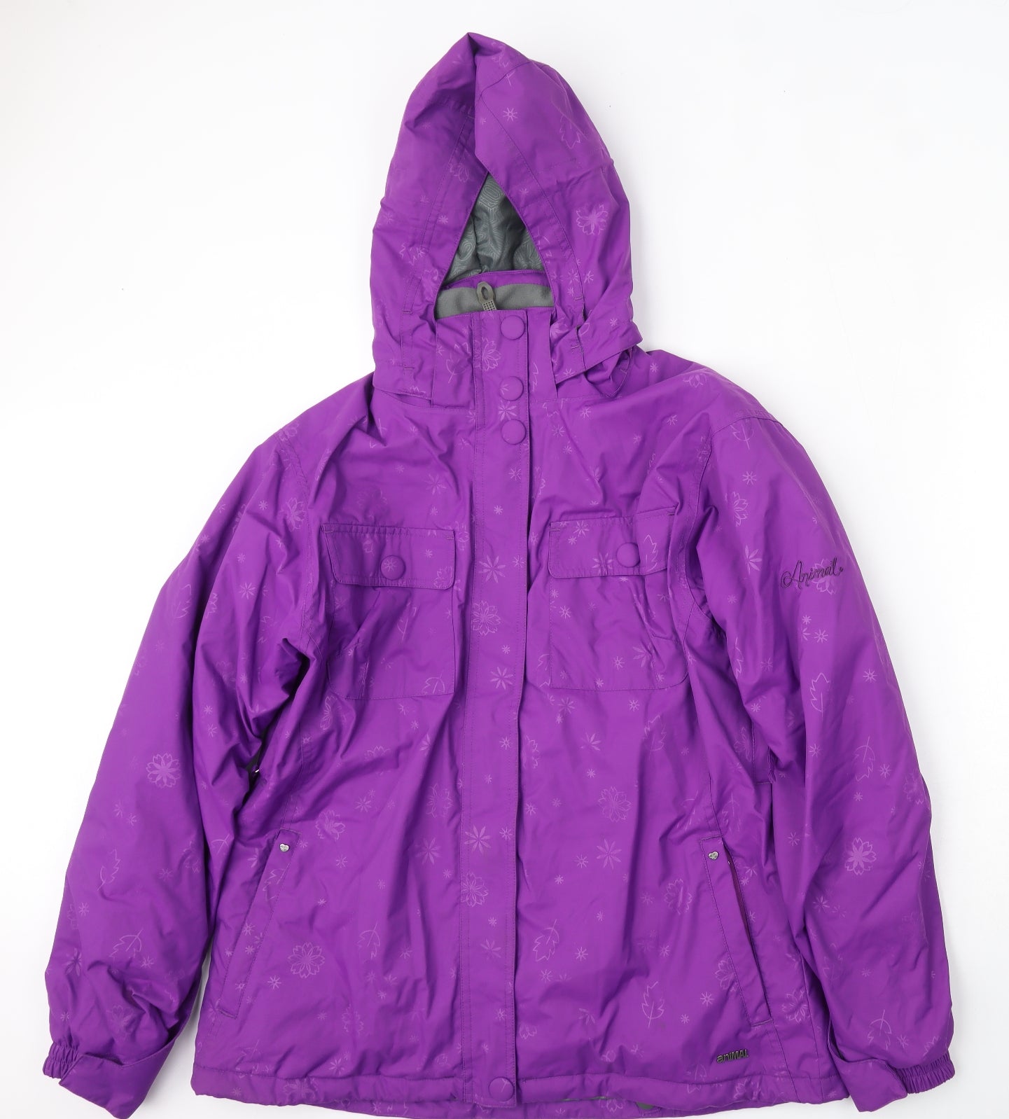 Animal Womens Purple   Jacket  Size 16  Zip