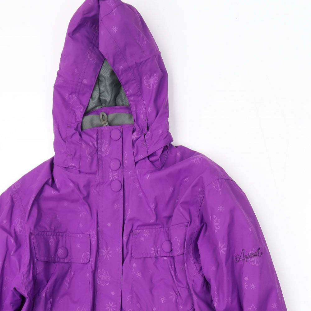 Animal Womens Purple   Jacket  Size 16  Zip