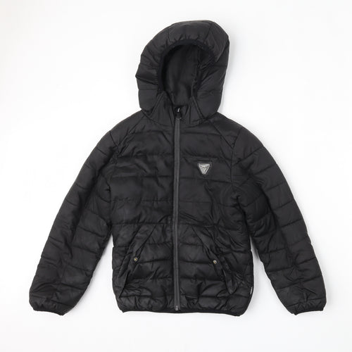 Sonneti Boys Black   Puffer Jacket Jacket Size 8-9 Years  Zip