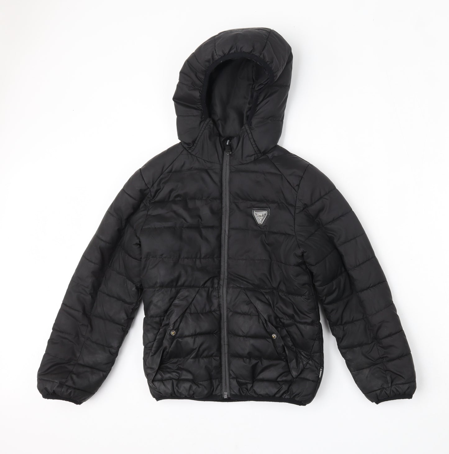 Sonneti Boys Black   Puffer Jacket Jacket Size 8-9 Years  Zip