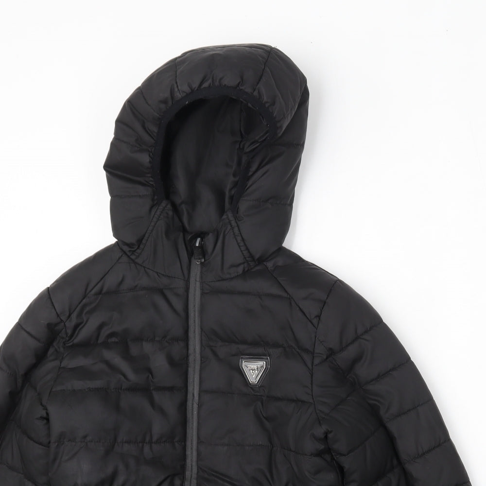 Sonneti Boys Black   Puffer Jacket Jacket Size 8-9 Years  Zip
