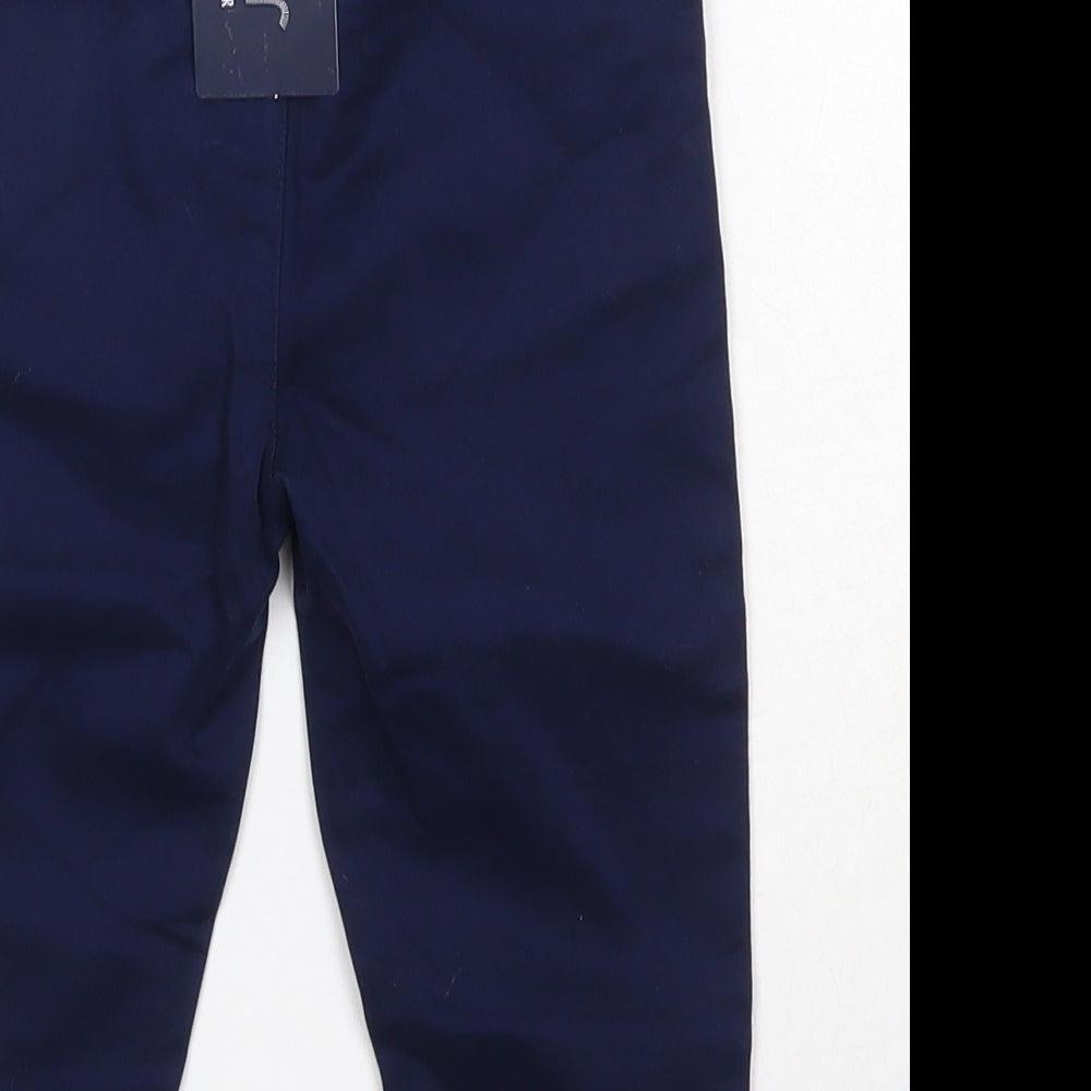 Ted Baker Boys Blue  Cotton Capri Trousers Size 12-18 Months  Button