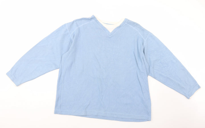 Dunnes Stores Womens Blue Cotton Pullover Sweatshirt Size M Pullover