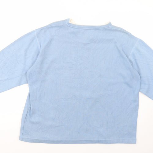 Dunnes Stores Womens Blue  Cotton Pullover Sweatshirt Size M  Pullover