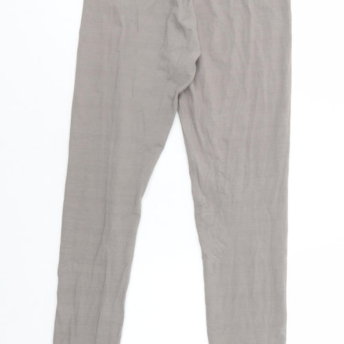 Beck & Hersey Womens Grey  Cotton Jogger Leggings Size 8 L28 in   - Leggings