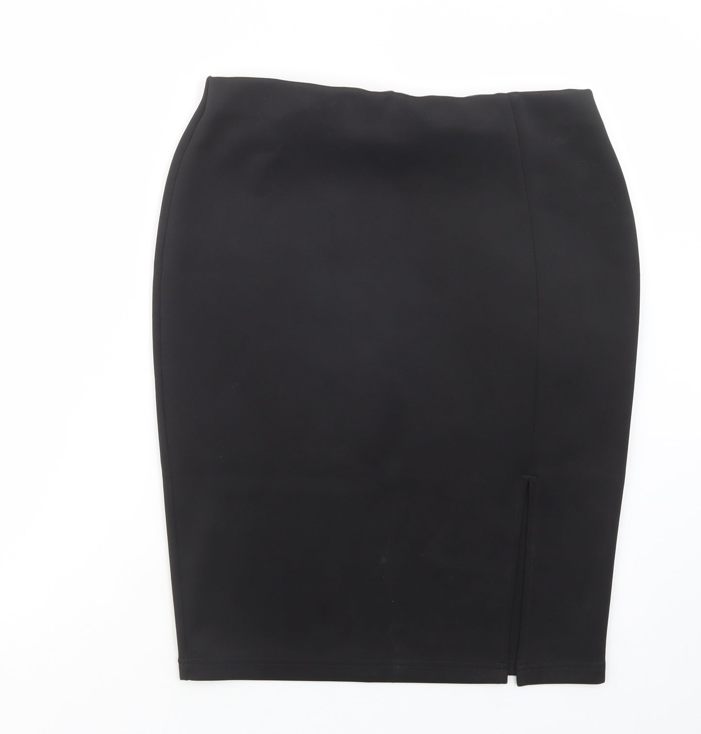 Papaya Womens Black  Polyester Straight & Pencil Skirt Size 12