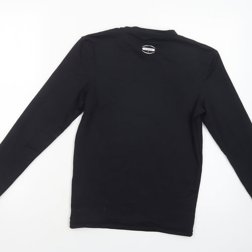 Canterbury Womens Black  Polyester Pullover T-Shirt Size S Crew Neck Pullover