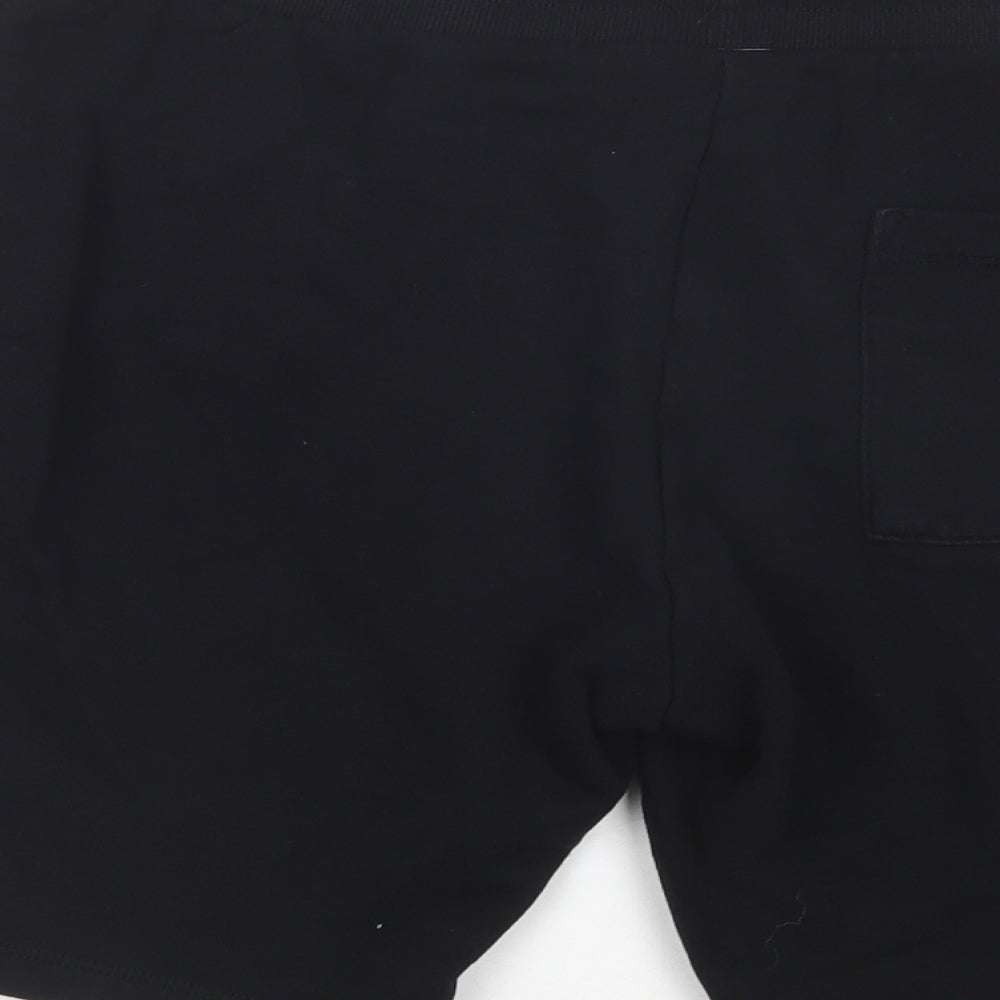 ASOS Mens Black  Cotton Sweat Shorts Size M L9 in Regular Drawstring
