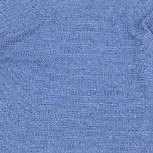 SheIn Womens Blue V-Neck  Polyester Pullover Jumper Size L