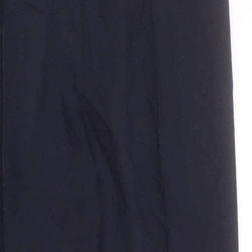 Slimma Womens Blue  Cotton Carrot Trousers Size 20 L30 in Regular