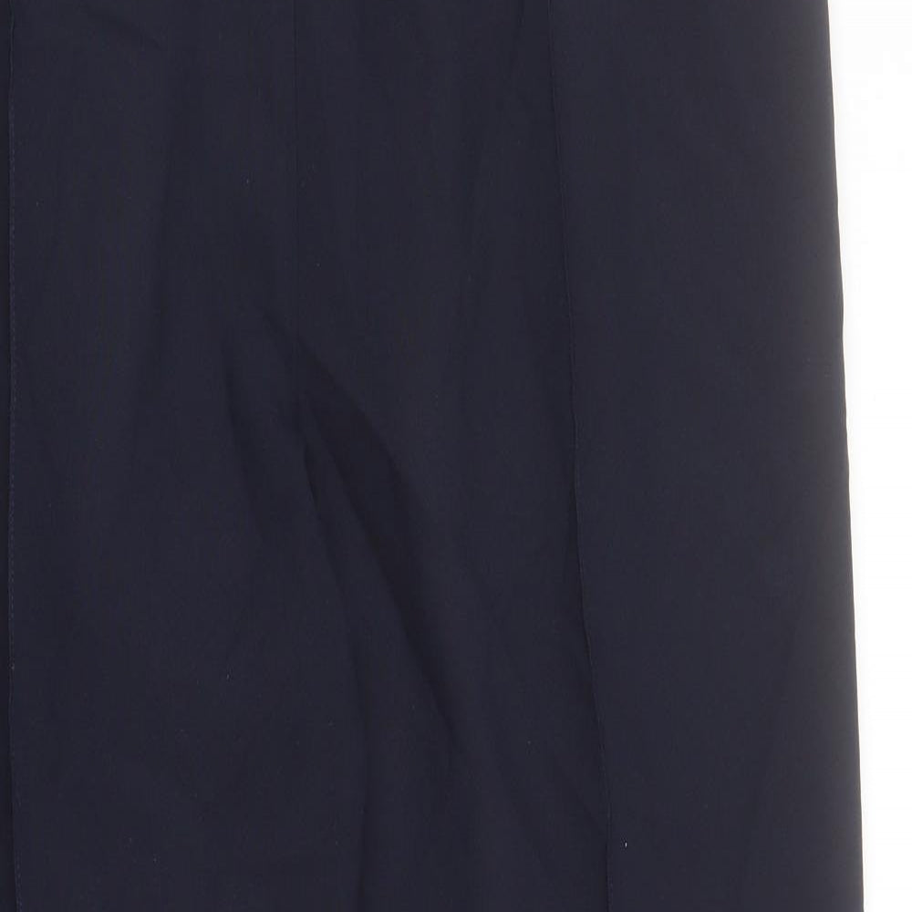 Slimma Womens Blue  Cotton Carrot Trousers Size 20 L30 in Regular
