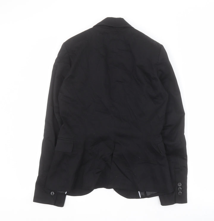 FOREVER 21 Womens Black   Jacket Blazer Size S  Button