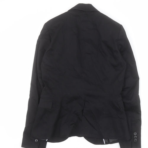 FOREVER 21 Womens Black   Jacket Blazer Size S  Button