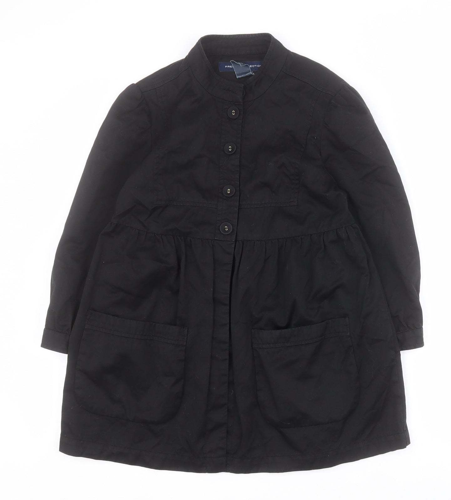 French Connection Womens Black   Jacket  Size S  Button