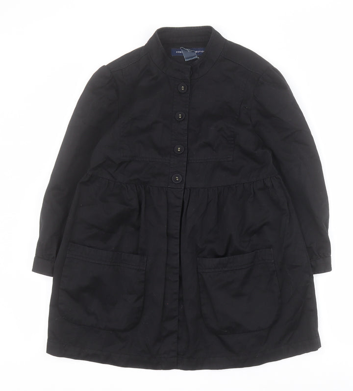 French Connection Womens Black Jacket Size S Button