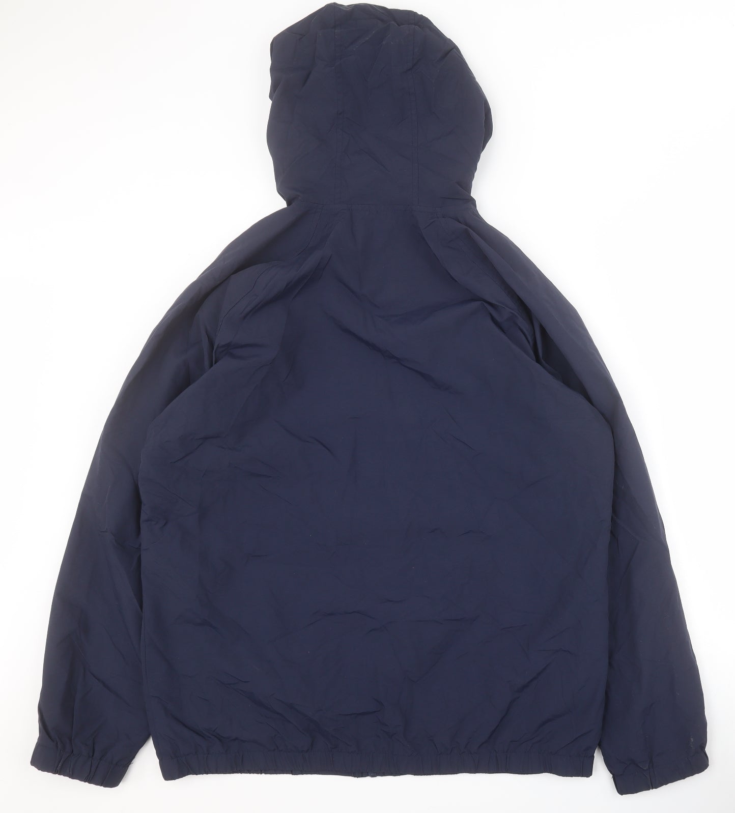 George Mens Blue   Rain Coat Coat Size XL  Zip