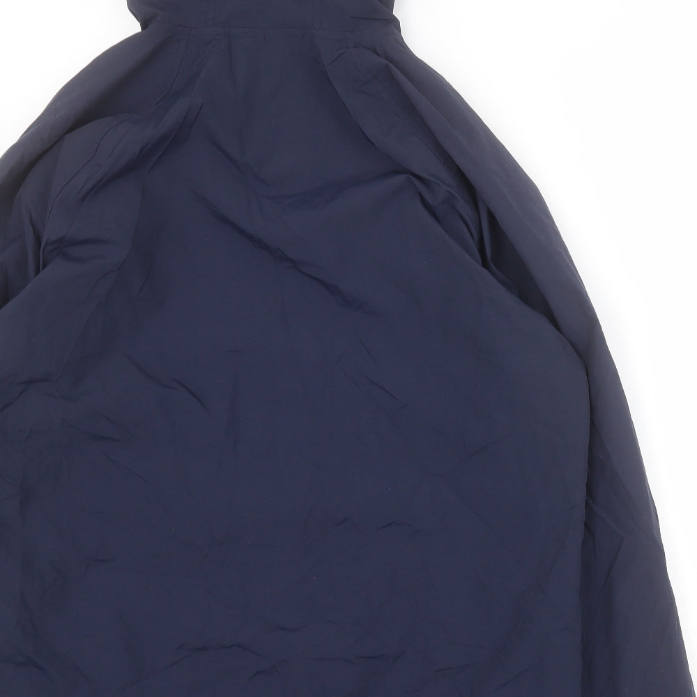 George Mens Blue   Rain Coat Coat Size XL  Zip