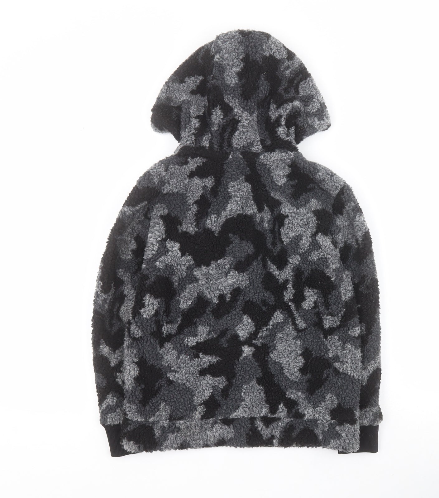 George Boys Grey Camouflage  Jacket Coat Size 6-7 Years  Zip