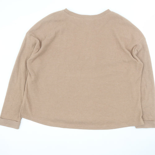 Primark Womens Brown  Polyester Pullover Sweatshirt Size M  Pullover