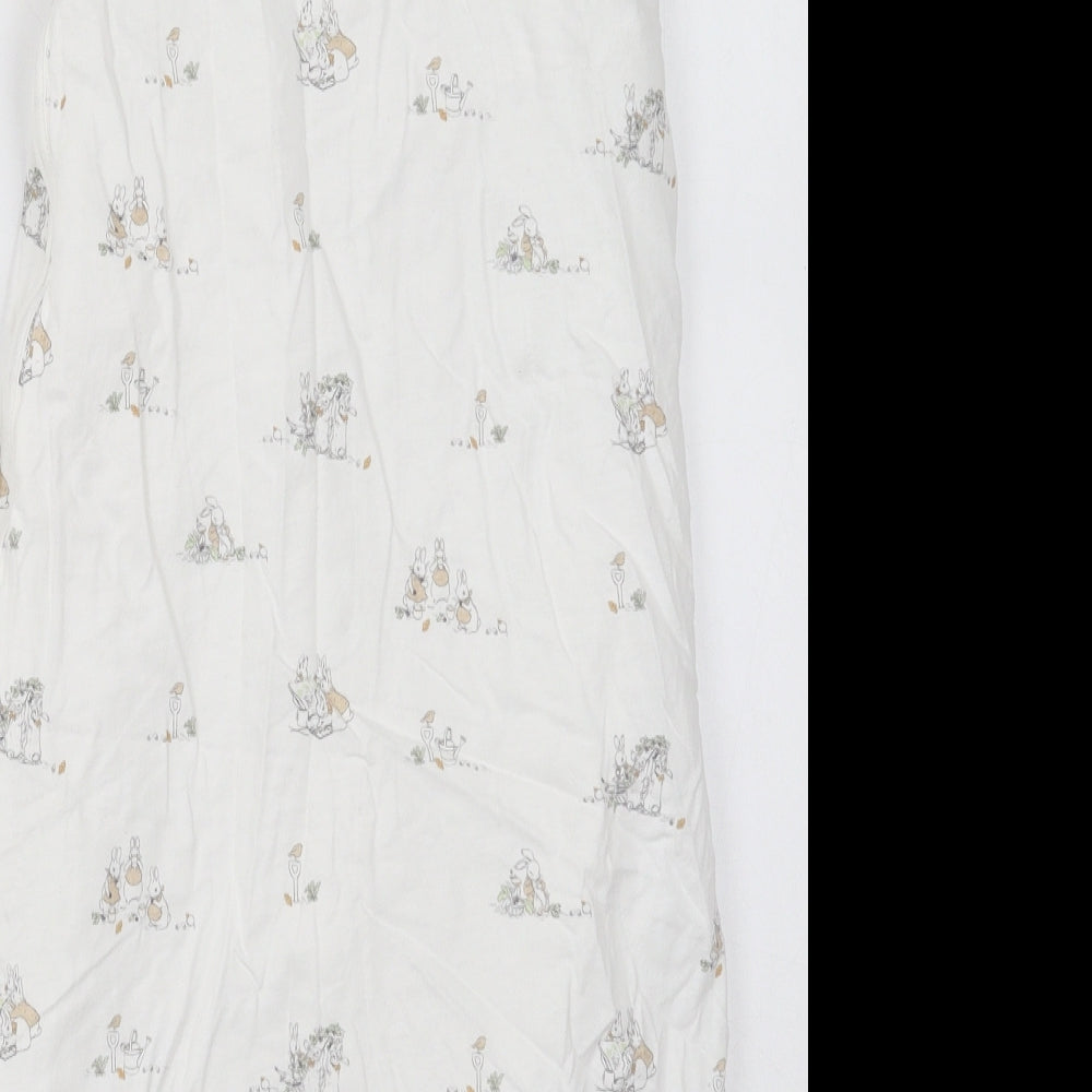 TU Baby White Solid Cotton Cami One Piece Size 18-24 Months  Zip - Peter Rabbit Sleeping Bag