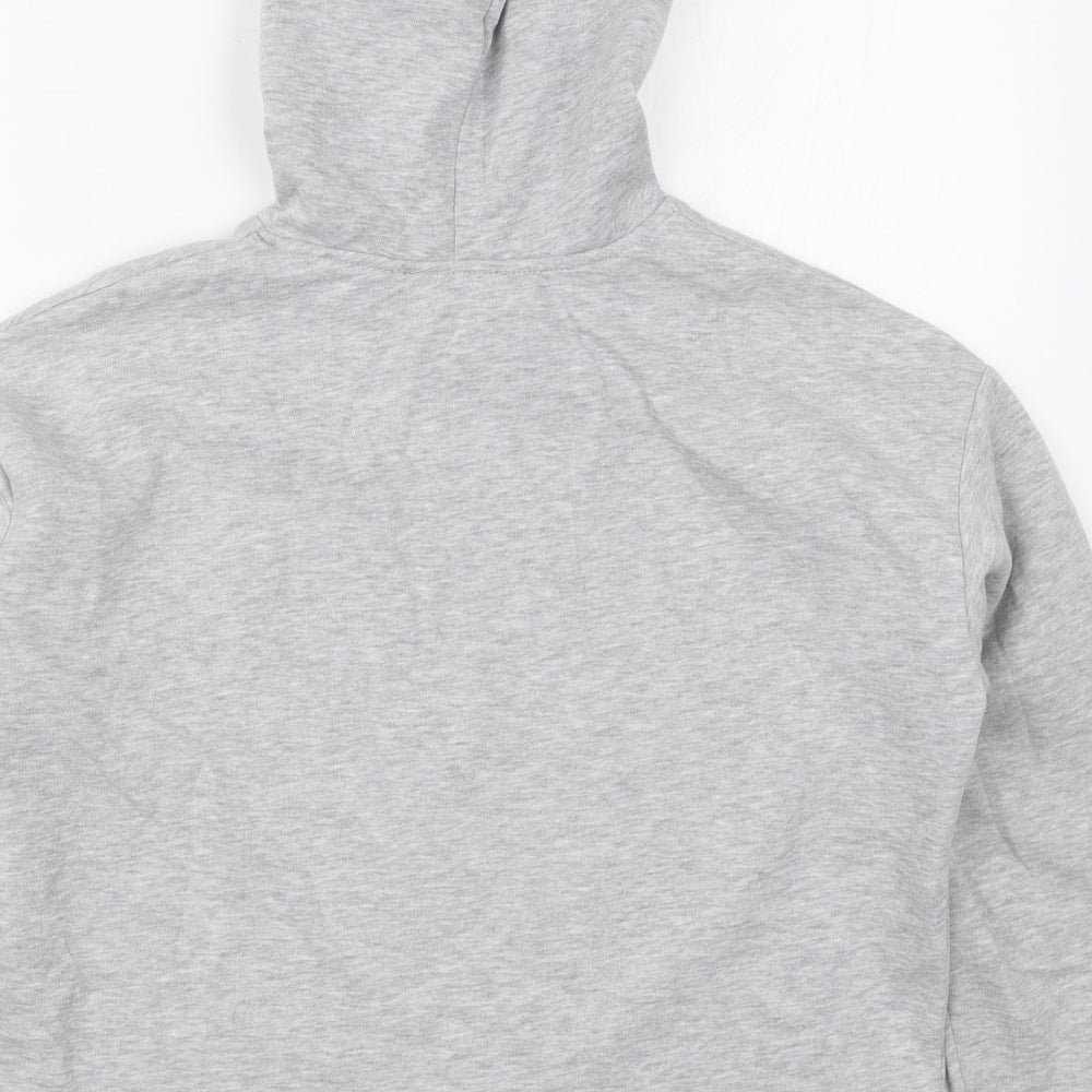 New Look Girls Grey  Cotton Pullover Hoodie Size 14-15 Years  Pullover - Friends