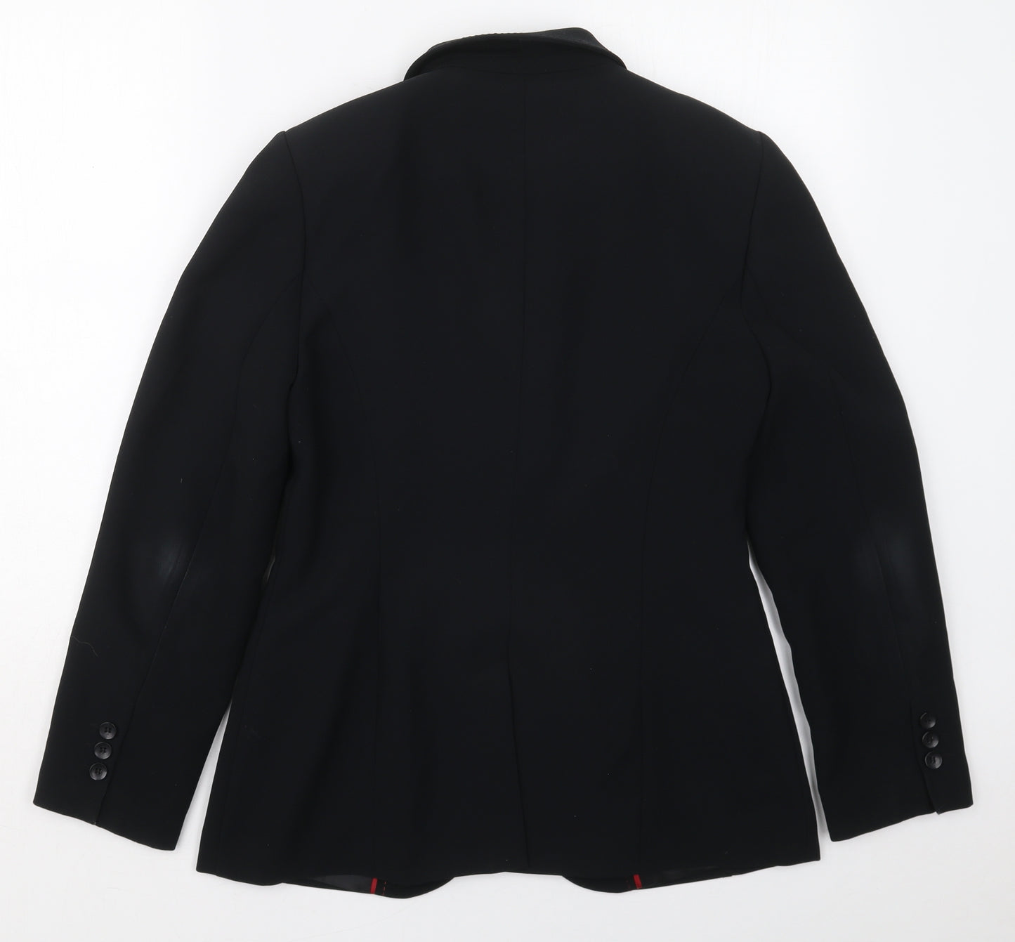 NEXT Womens Black  Polyester Jacket Suit Jacket Size 10