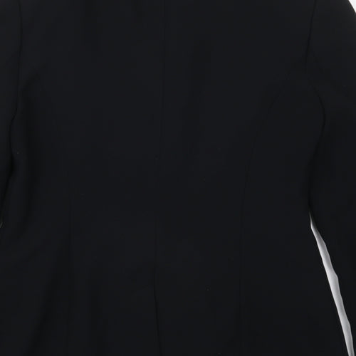 NEXT Womens Black  Polyester Jacket Suit Jacket Size 10