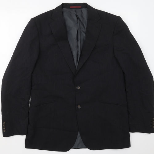 Marks and Spencer Mens Grey  Wool Jacket Suit Jacket Size 42
