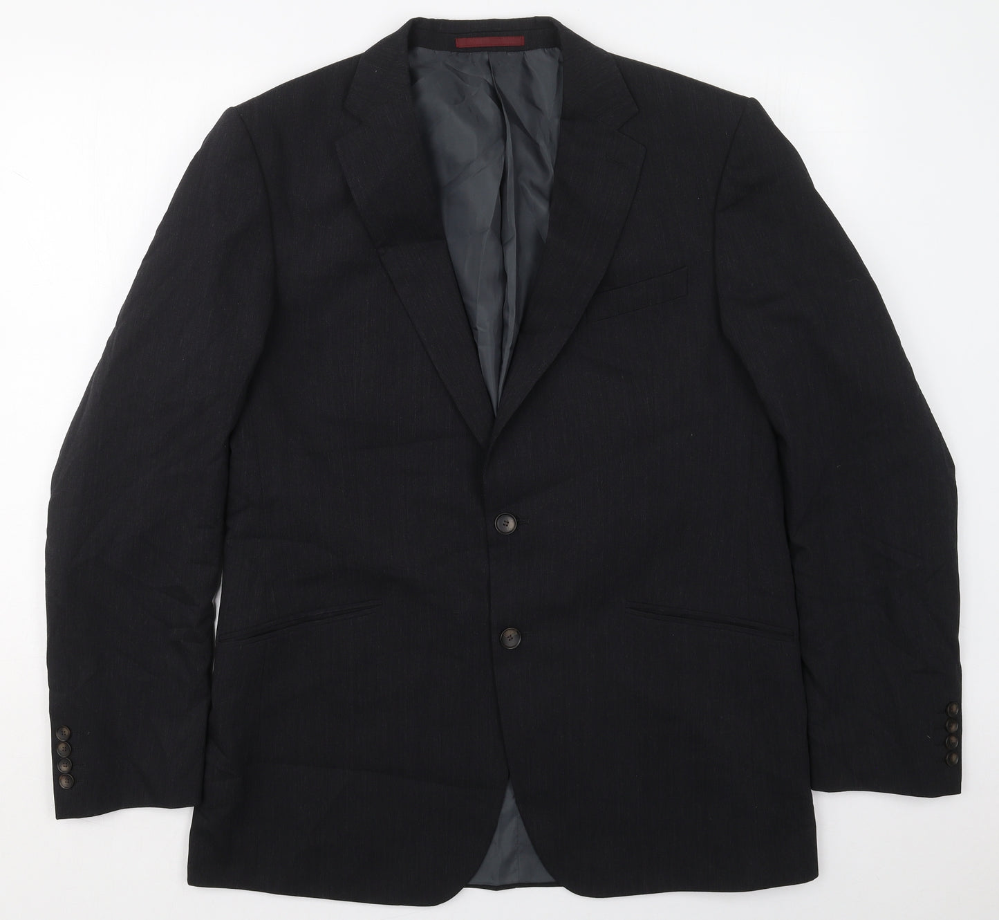 Marks and Spencer Mens Grey  Wool Jacket Suit Jacket Size 42