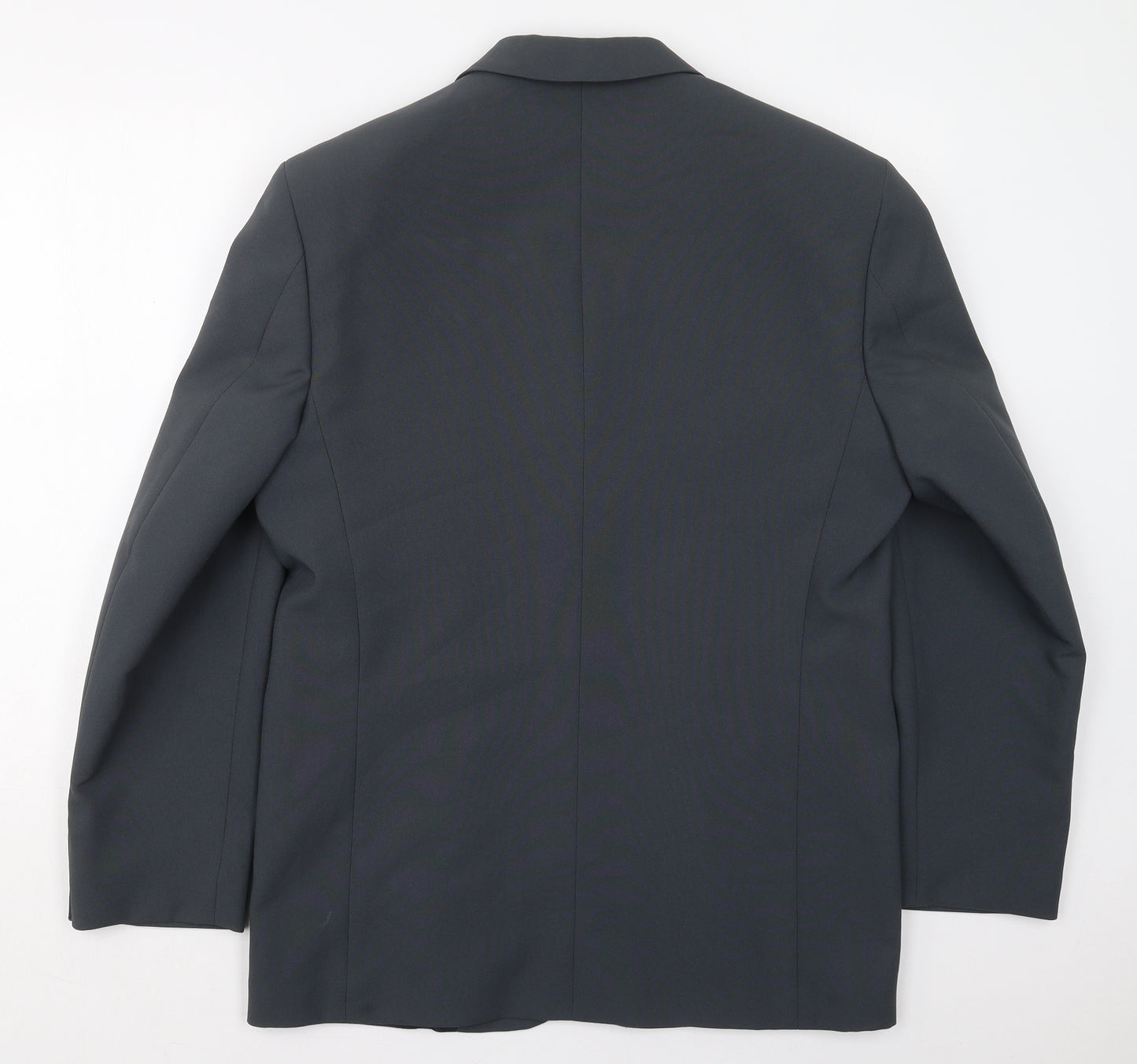 Savatini Mens Blue  Polyester Jacket Suit Jacket Size 38
