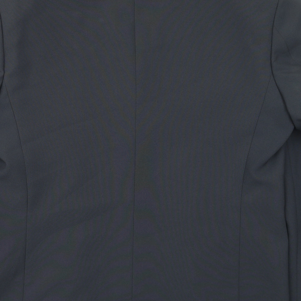 Savatini Mens Blue  Polyester Jacket Suit Jacket Size 38