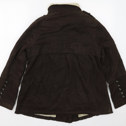NEXT Womens Brown   Jacket Coat Size 10  Zip