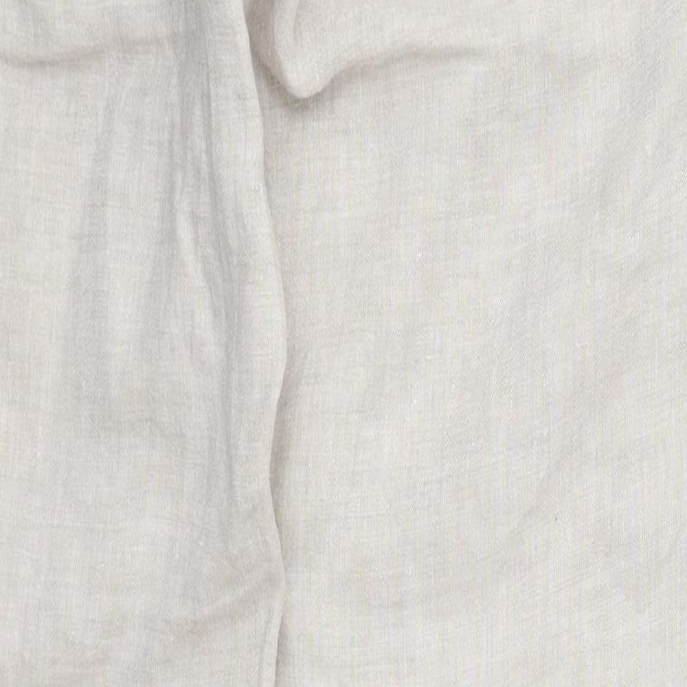 Denim Co Mens Beige  Linen Trousers  Size 34 L32 in Slim Button