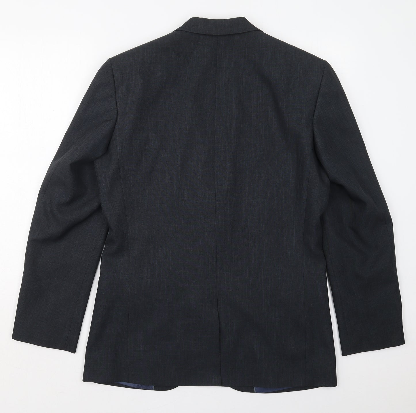 Taylor & Wright Mens Blue  Polyester Jacket Suit Jacket Size 38