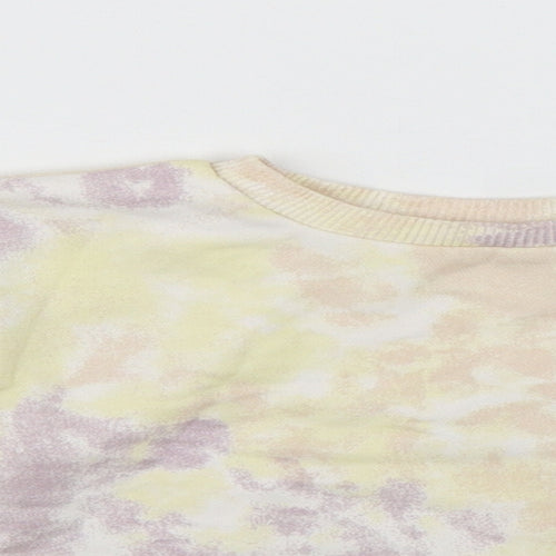Nutmeg Girls Multicoloured Geometric Cotton Kimono Blouse Size 2 Years Roll Neck  - 1 1/2 - 2 years